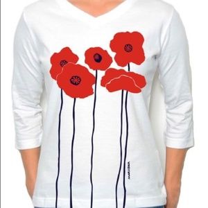 Marushka Hand Print Wearable Art T-Shirt